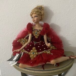 Brand New Katherine's Collection Sitting Fairy Doll